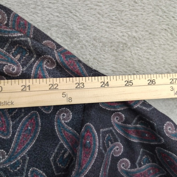 Vintage Stafford Sleep Robe Mens L/XL Regular Belted‎ Sash USA Paisley Pockets - Picture 6 of 8